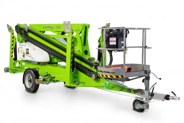 Explore Trailer Mounted Boom Lifts for easy towing and fast working