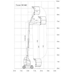 JLG Toucan 10E - working envelope - AHS