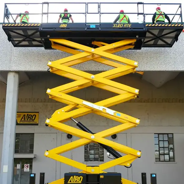 Scissor Lift Rental - Safe Working at Height is possible using Scissor Lifts from UK MEWPS Ltd