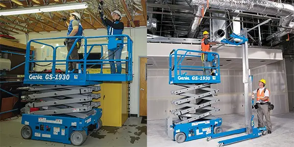 Scissor Lifts for Hire in Doncaster Area Include Genie Scissors