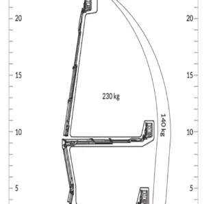 IM-R-23-DA-Spider-lift-with-Double-Articulation-Boom-Working-Envelope