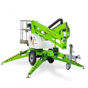 Niftylift-Nifty-150T-14.7m-Trailer-Mounted-Boom-Lift-not-at-height-on-white-background