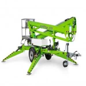 Niftylift-Nifty-170-17.1m-Trailer-Mounted-Boom-Lift-not-at-height-on-white-background