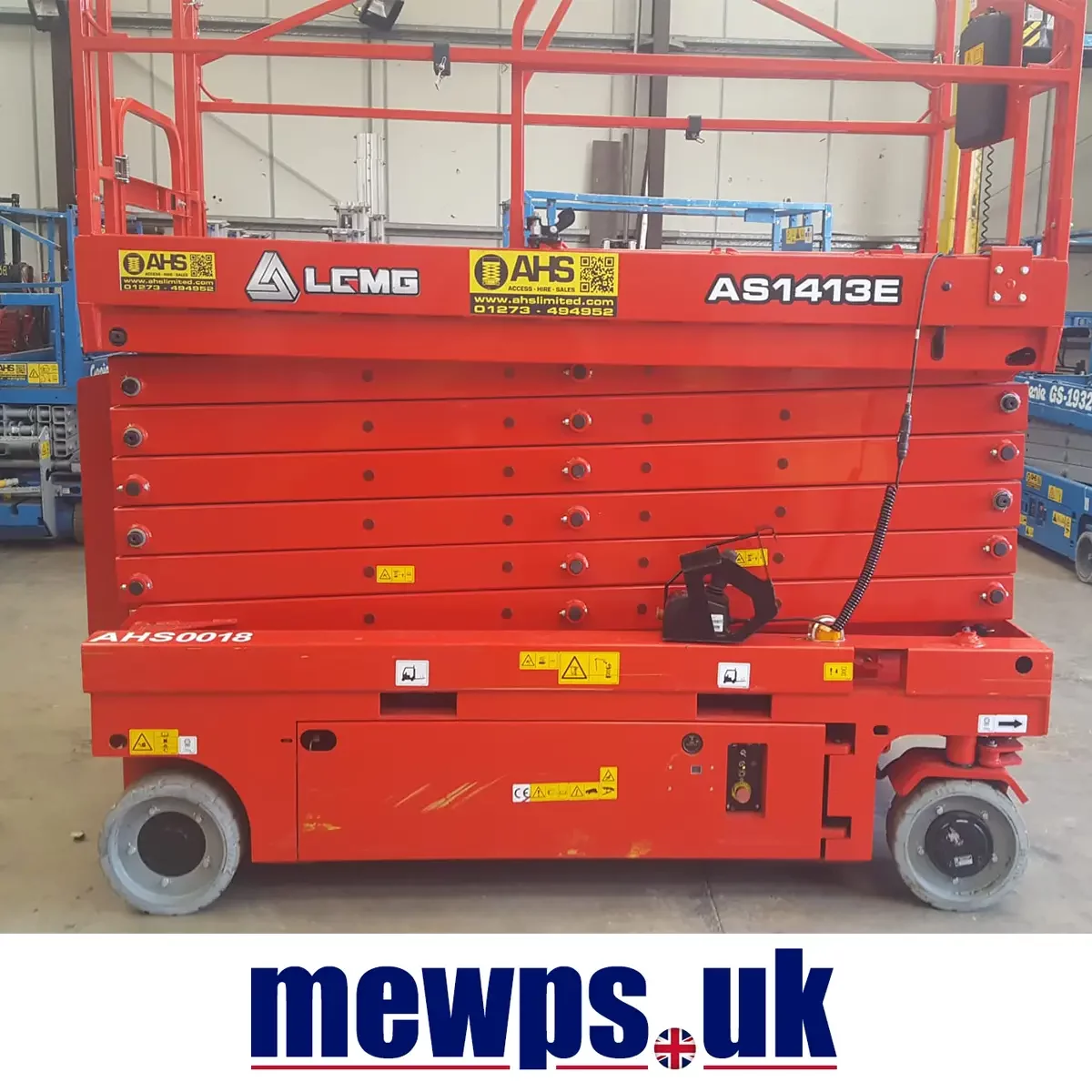 Used LGMG AS1413E (AS4650) Electric Scissor Lift MEWP - 44 working hours