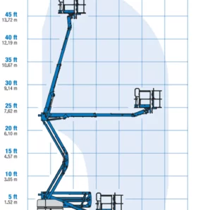 Z-45-FE-Articulated-Boom-Lift-Working-Envelope