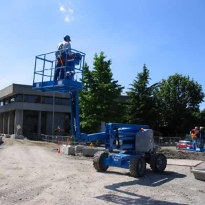 Z-5130J-RT-Articulated-Boom-Lift-working-on-rough-terrain-construction-site