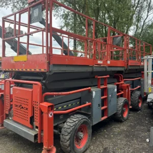 Used 2013 Skyjack SJ8841 RT Diesel Rough Terrain Scissor Lift for Sale | 14.5m Working Height