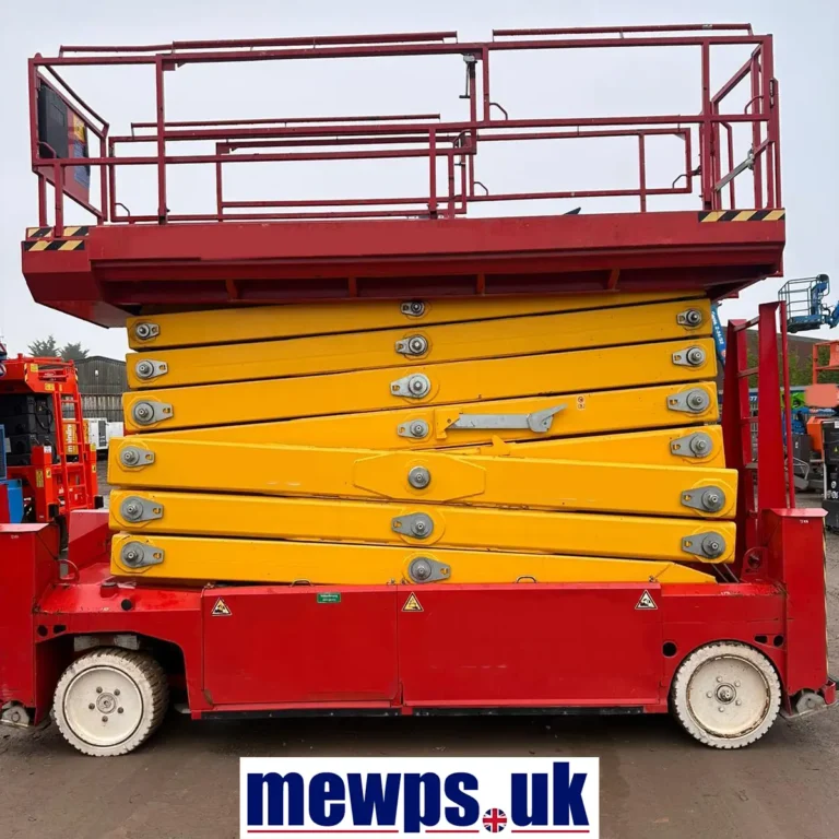 Used PB S225-12E 22.50m Electric Scissor Lift MEWP for Sale – 2012 208 Hours