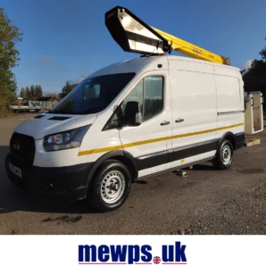 Used Versalift VTL-135-F 13.5m Van Mounted MEWP - side view