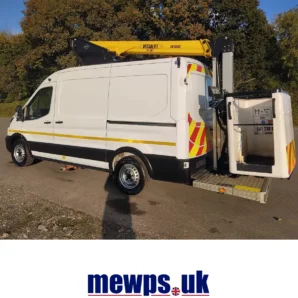 Used Versalift VTL-135-F 13.5m Van Mounted MEWP - side view