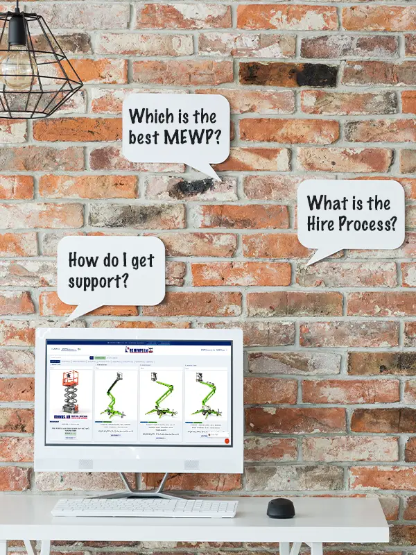 Step-by-step process for hiring a MEWP with UK MEWPS Ltd, including consultation, delivery and ongoing support.